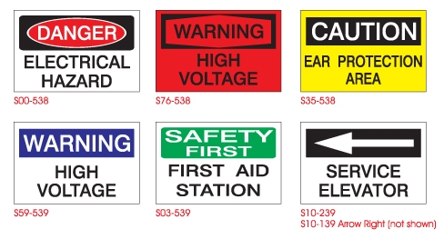 <font color=blue>INDUSTRIAL<br>SAFETY SIGNS</FONT COLOR>